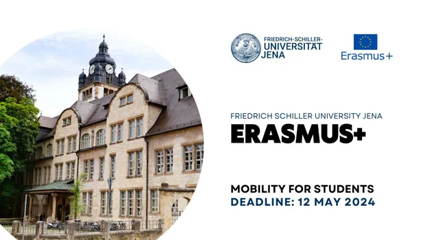 Відкрито конкурс ERASMUS+ в Єнський університет ім. Фрідріха Шиллера (Німеччина) на осінній семестр 2024/25