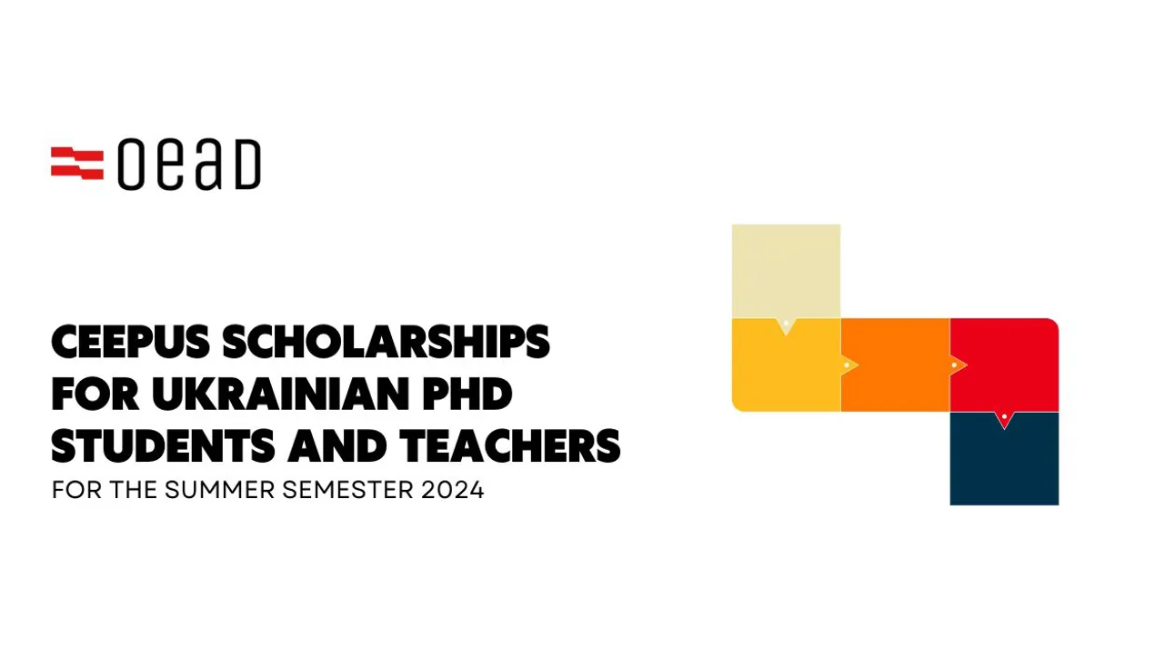 CEEPUS Scholarships for Ukrainian PhD Students and Teachers 