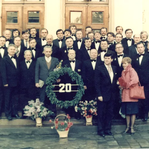 Святкування 20-ї річниці створення капели (осінь 1989 року).