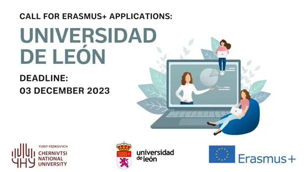 Відкрито конкурс ERASMUS+ до Леонського університету (Іспанія) на весняний семестр 2023/24