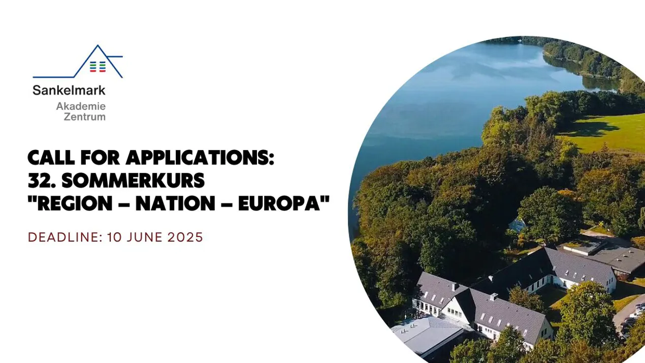 32. Sommerkurs "Region – Nation – Europa" für Studierende aus Deutschland, Litauen, Lettland, Estland, Polen, Tschechien, Ungarn, der Slowakei und der Ukraine im Akademiezentrum Sankelmark (Deutschland).