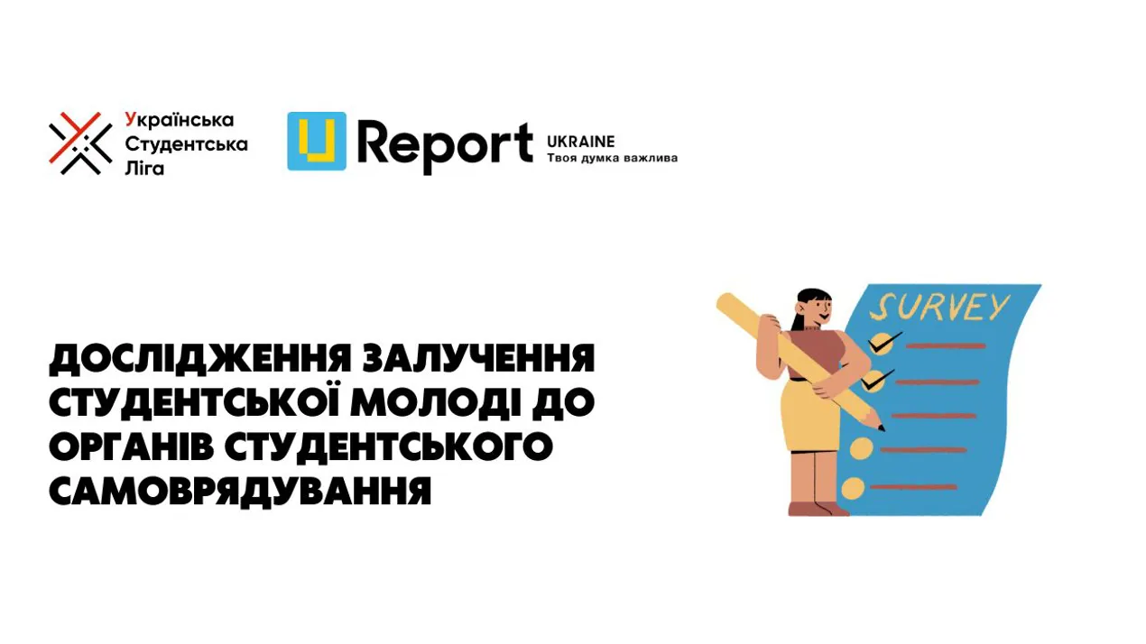 Опитування з метою дослідження залучення студентської молоді до органів студентського самоврядування