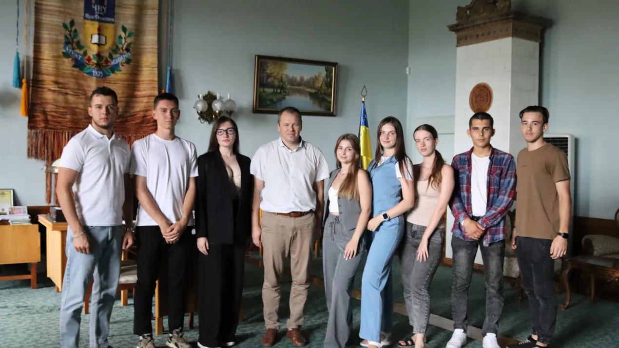 Зустріч кращих студентів-стипендіатів із ректором університету
