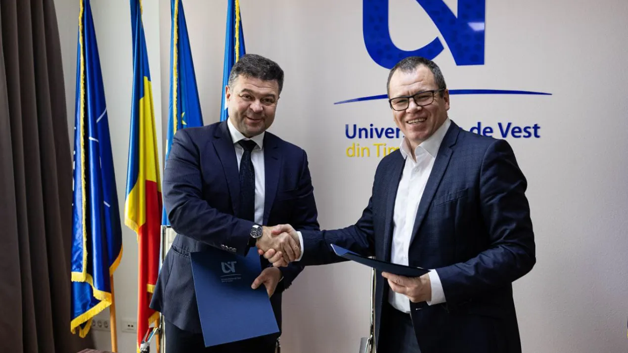 Ректор університету відвідав Західний університет Тімішоари
