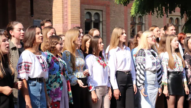 Університет долучився до обласної акції «Гімн української ідентичності 2023»