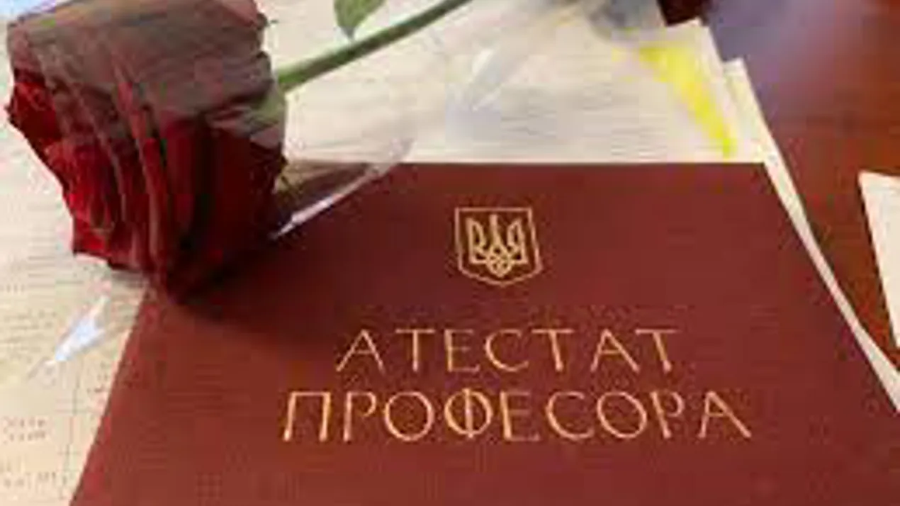 атестат професора
