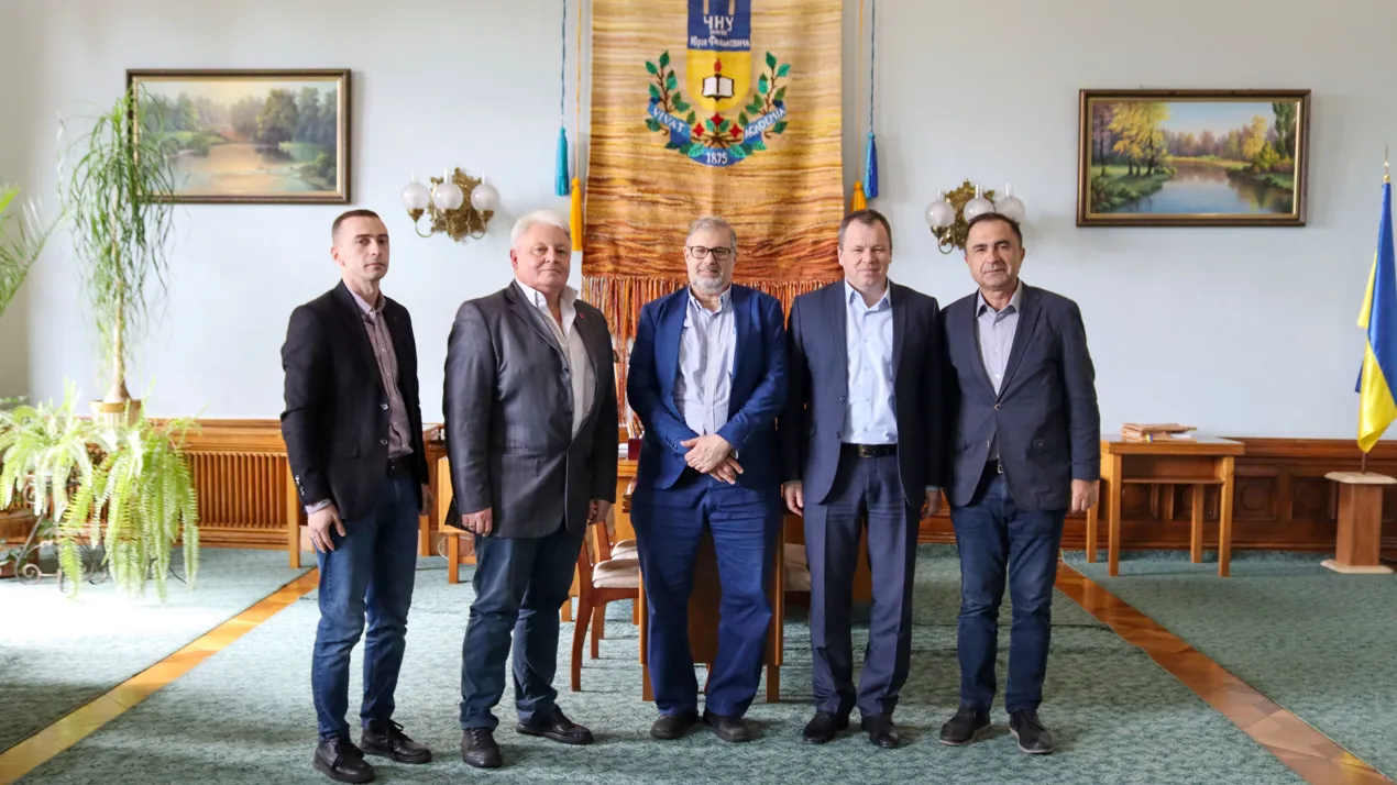 Відбулася зустріч ректора університету з професором Девідом Фішманом
