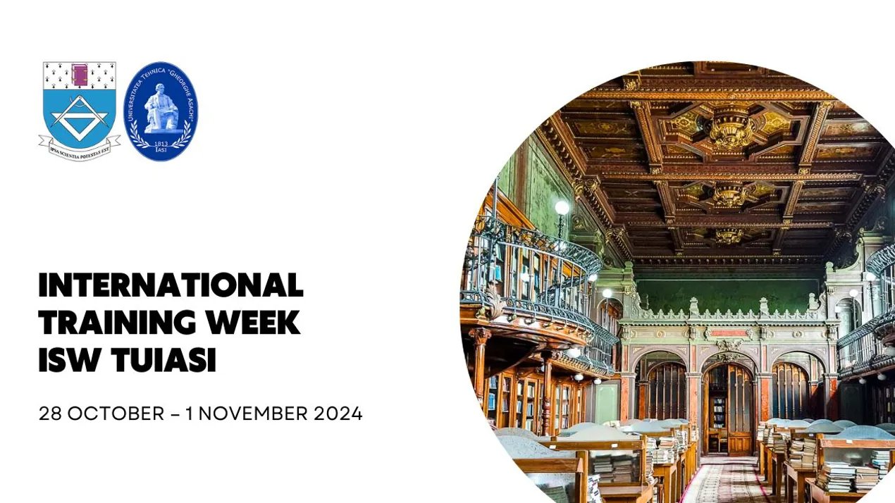 Invitation to the International Training Week ISW TUIASI (Romania)