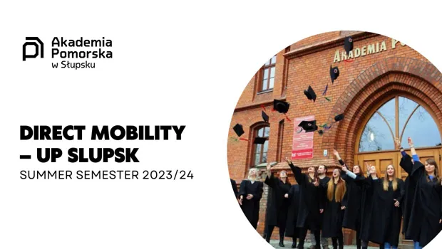 Поморський університет у Слупську розпочинає прийом документів на семестрове навчання в рамках програми прямої мобільності (Direct Mobility) у літньому семестрі 2023/24