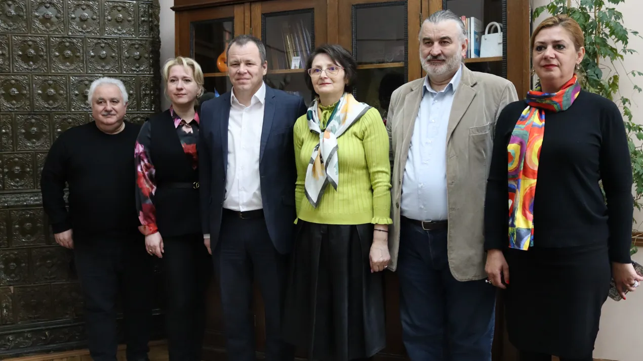 Візит делегації Ясського університету «Петре Андрей» (Румунія) до Чернівецького національного університету імені Юрія Федьковича