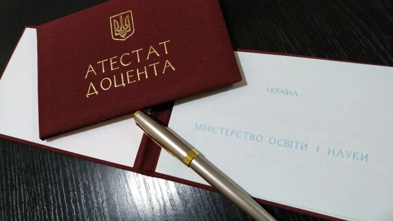 атестати доцента