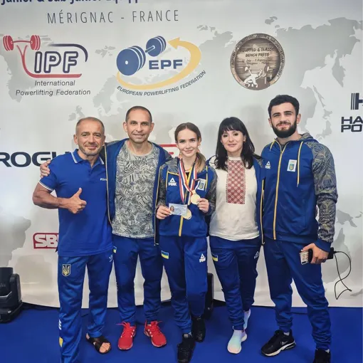 The victory of a CHNU student at the European championship in bench press