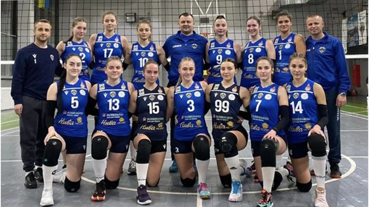 Команда університету на Чемпіонаті України з волейболу серед жіночих команд